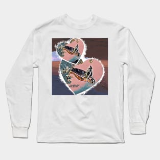 Hawaiian rescue sea turtle dive Long Sleeve T-Shirt